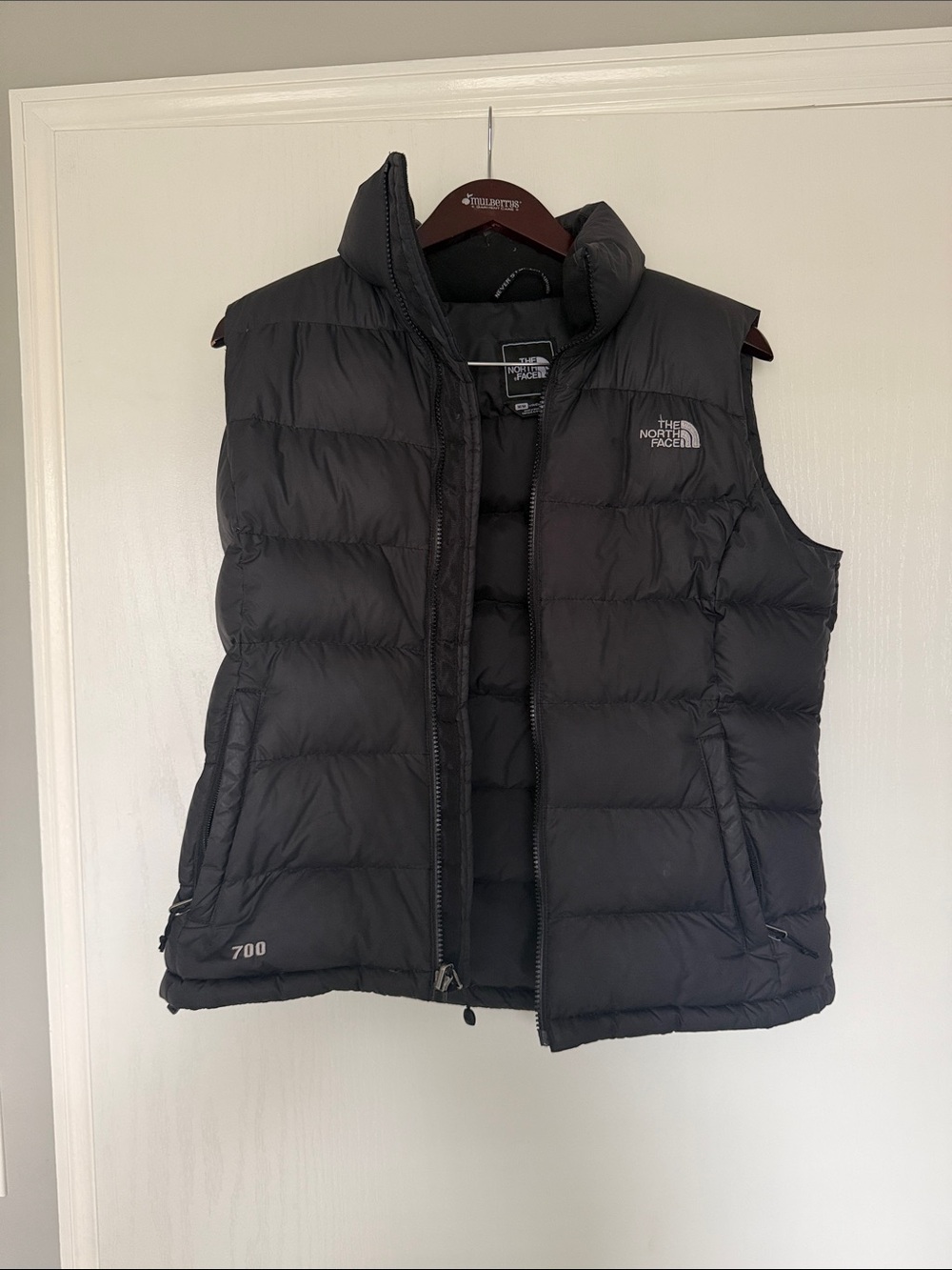 The North Face Women's Black 700 Fill Down Puffer Vest